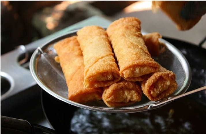 Thai Spring Rolls with Sweet Chilli